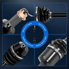 ECCPP CV Axle Set Fits Polaris RZR 570 LE Trail EPS 2014-2015 Front Left & Right 6B93BC-57