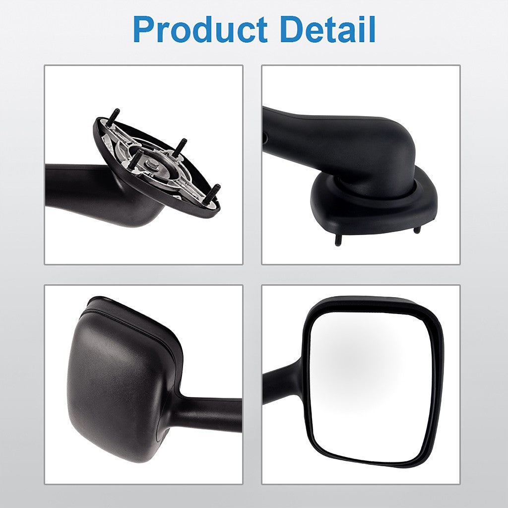 For 2008-2016 Freightliner Cascadia Manual Hood Mirror Black Passenger Side 6B93BC-57