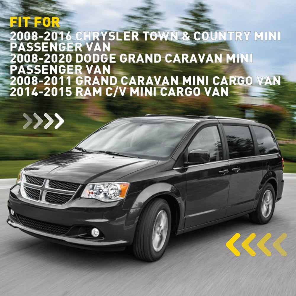 Left Driver Side Mirror Flag Applique Trim for 2008 - 2020 Dodge Grand Caravan A 6B93BC-57