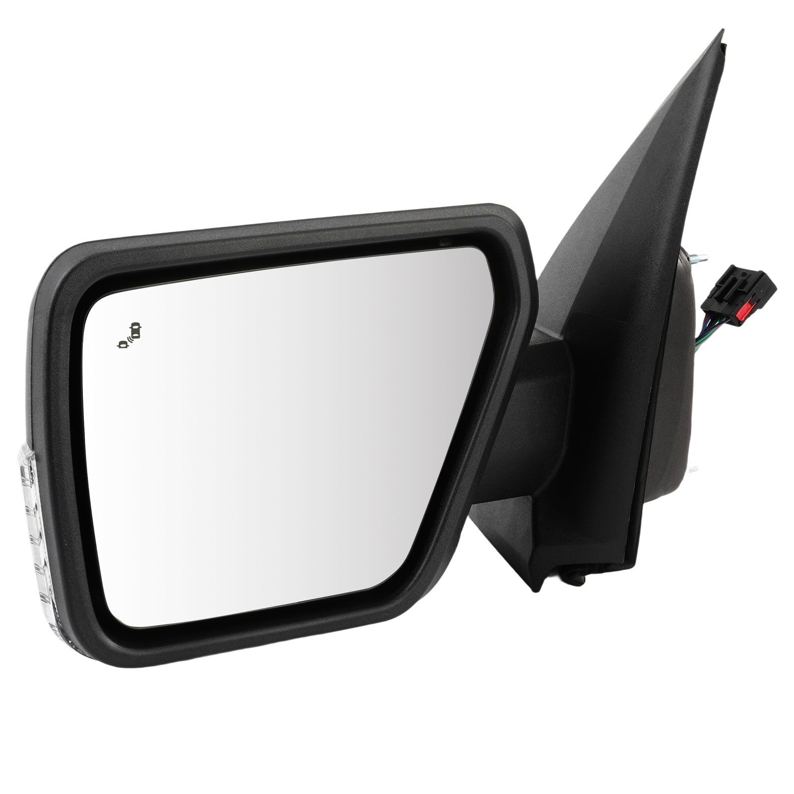 For 21-24 Ford F150 Front Door Left Driver Side Rear View Mirror BSL Heated 6B93BC-57