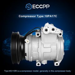 AC Compressor 1987-2001 For Toyota Camry For Solara 1999-2001 For Celica 96-99 6B93BC-57