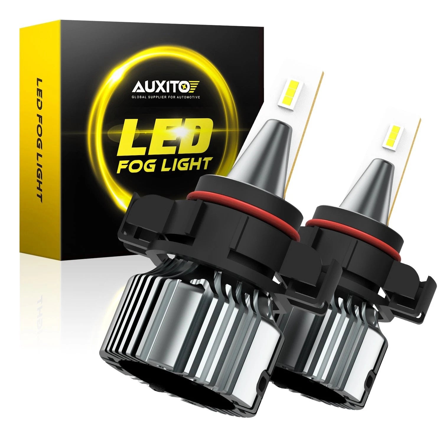 AUXITO PSX24W 2504 Fog Light Bulb High Power Super White 6000K 4000LM LED EOA AUXITO