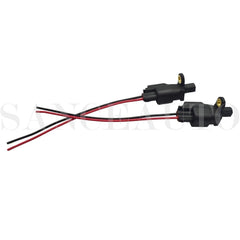 Rear ABS Wheel Speed Sensor W/ Connector 4pcs for Volvo C30 Ford Lincoln Jaguar 6B93BC-57