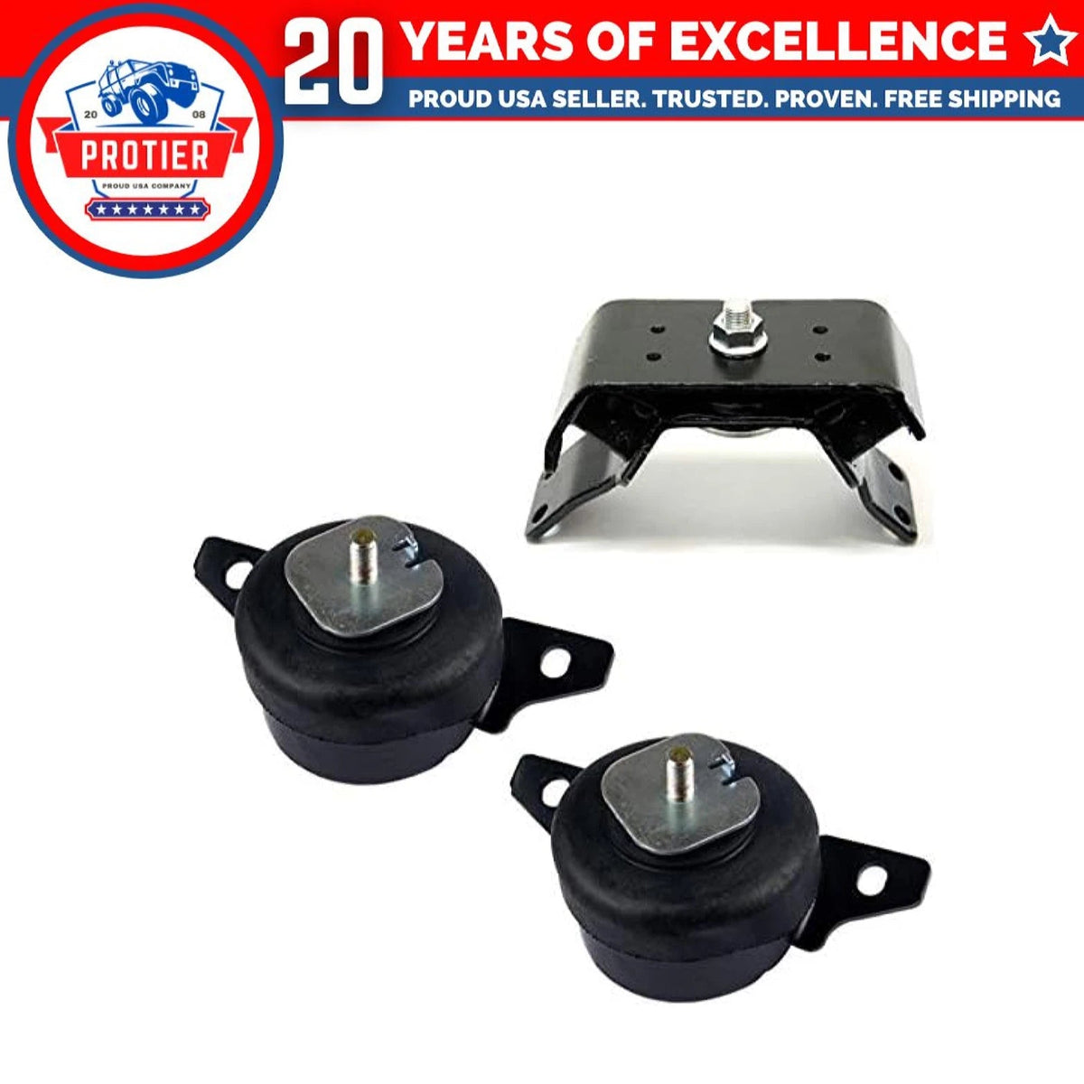 Fits 2003-2009 Lexus GX470/Toyota 4Runner 4WD 4.7L AUTO Motor & Trans Mount : 6B93BC-57