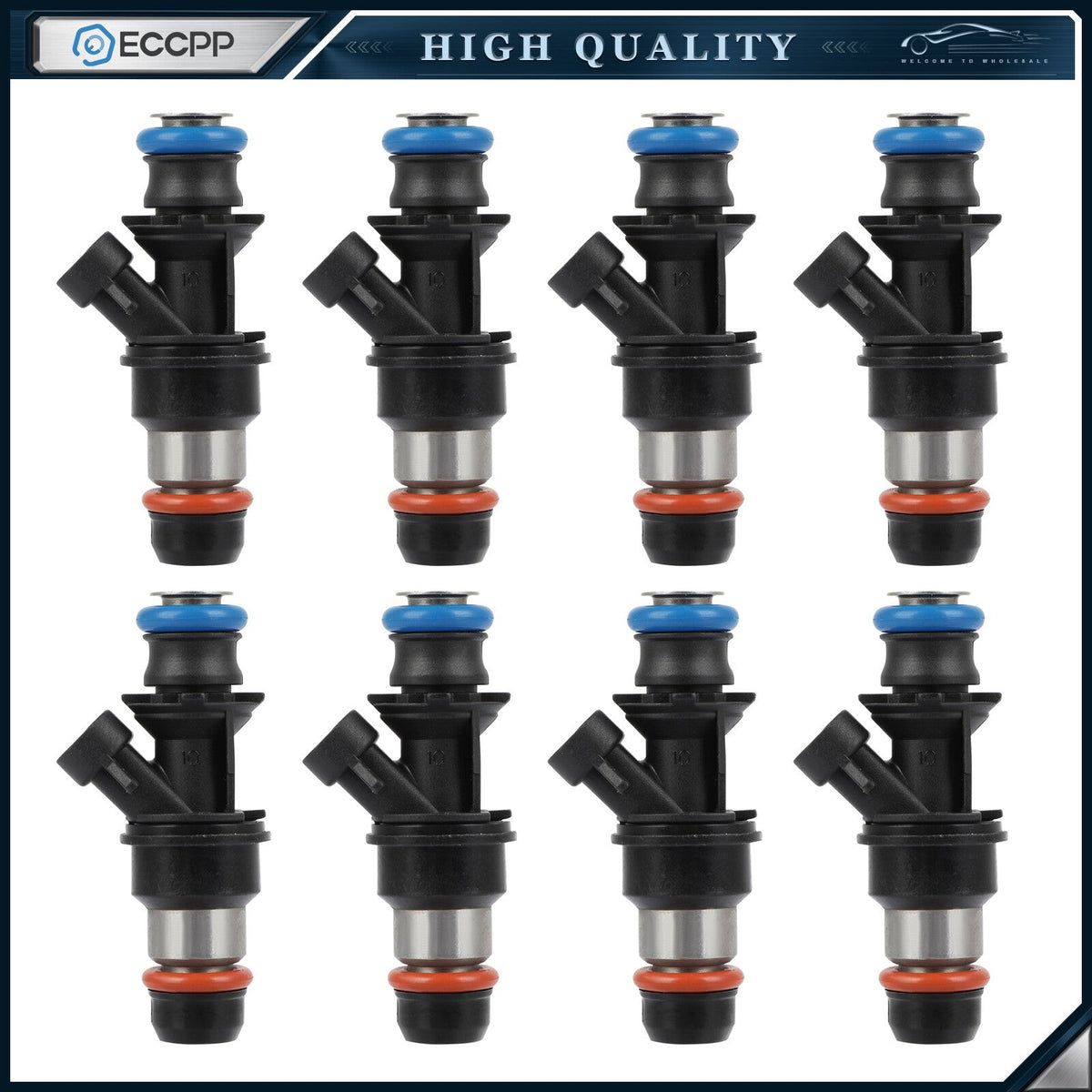 Fuel Injectors For Chevrolet Silverado 1500 GMC Sierra 1500 4.8L 5.3L 2000-2006 6B93BC-57