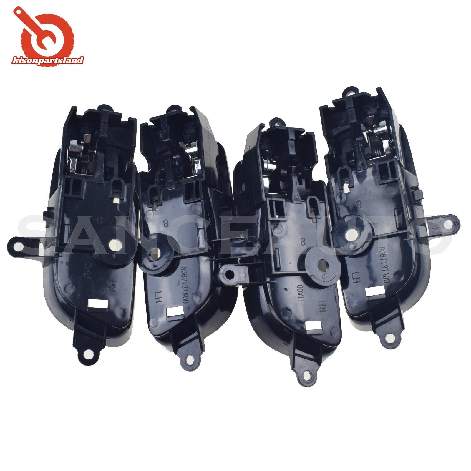 4PCS Left Right Inside Door Handles for Nissan Altima Pathfinder Titan 2013-2017 6B93BC-57