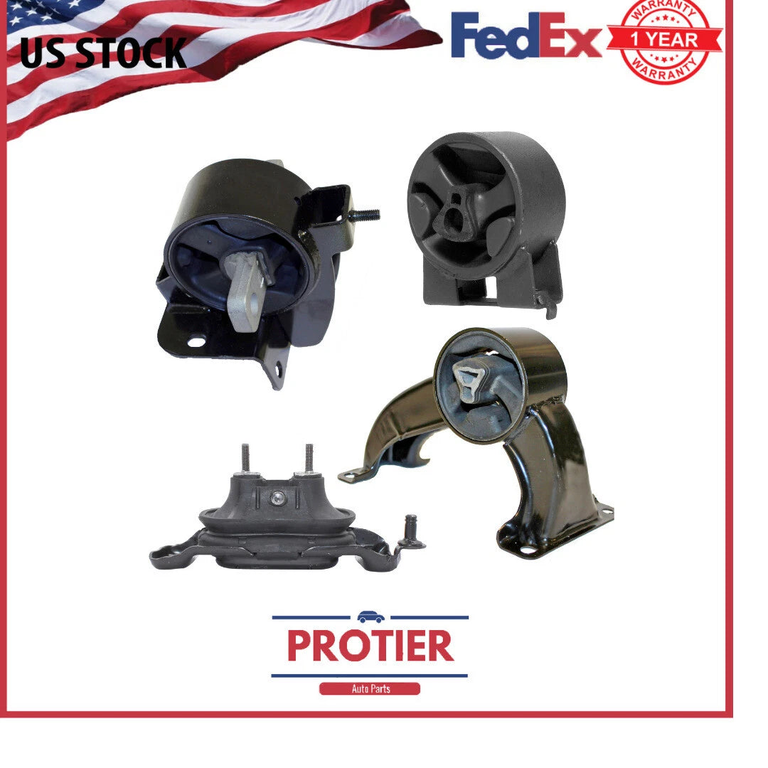 Engine & Trans Mount Set 4PCS for Chrysler Van Town & Country Dodge Van Grand 6B93BC-57