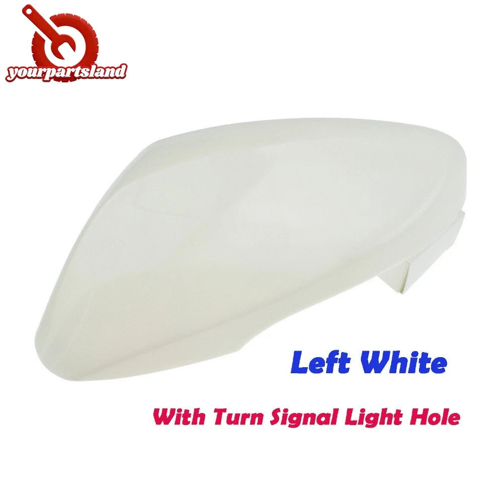 Left Driver White Side View Mirror Cover for HYUNDAI Elantra Sedan 2011-2016 6B93BC-57