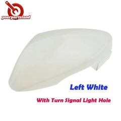 Left Driver White Side View Mirror Cover for HYUNDAI Elantra Sedan 2011-2016 6B93BC-57