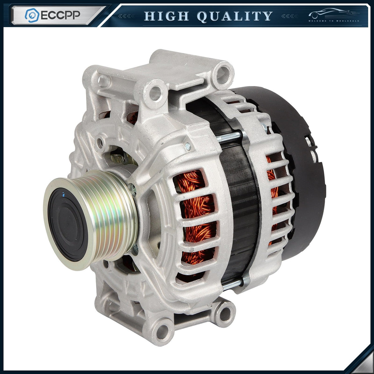 ECCPP Alternator For Audi A4 Quattro 13-14 Q5 S4 S5 13-15 SQ5 14-15 11717 150A ECCPP