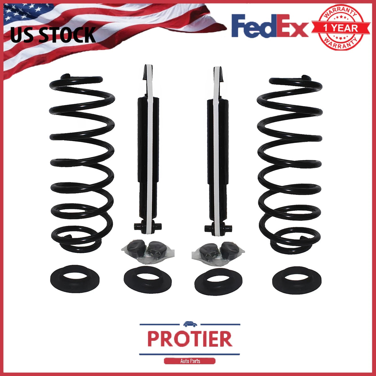 Rear Conversion Kit for FORD CROWN VICTORIA LINCOLN TOWN CAR MARQUIS w/ Shocks 6B93BC-57
