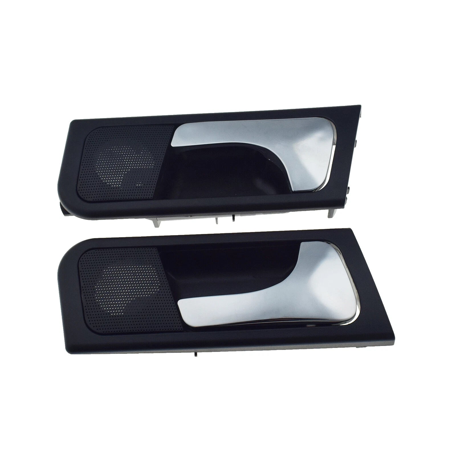 Pair Inner Door Handle Chrome with Black Trim For Suzuki Forenza Optra 2004-2008 6B93BC-57