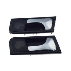 Pair Inner Door Handle Chrome with Black Trim For Suzuki Forenza Optra 2004-2008 6B93BC-57