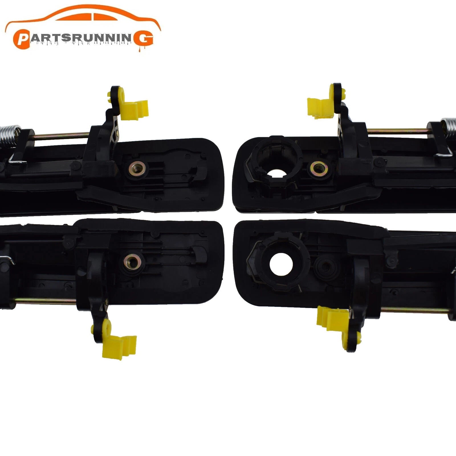 4PCS Front Rear Exterior Door Handles For 2000-05 Eclipse 01-05 Sebring Stratus 6B93BC-57