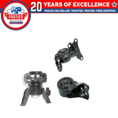 Engine Motor & Trans Mount Set Compatible for 1995-1998 Mazda Protege 1.5L / 6B93BC-57