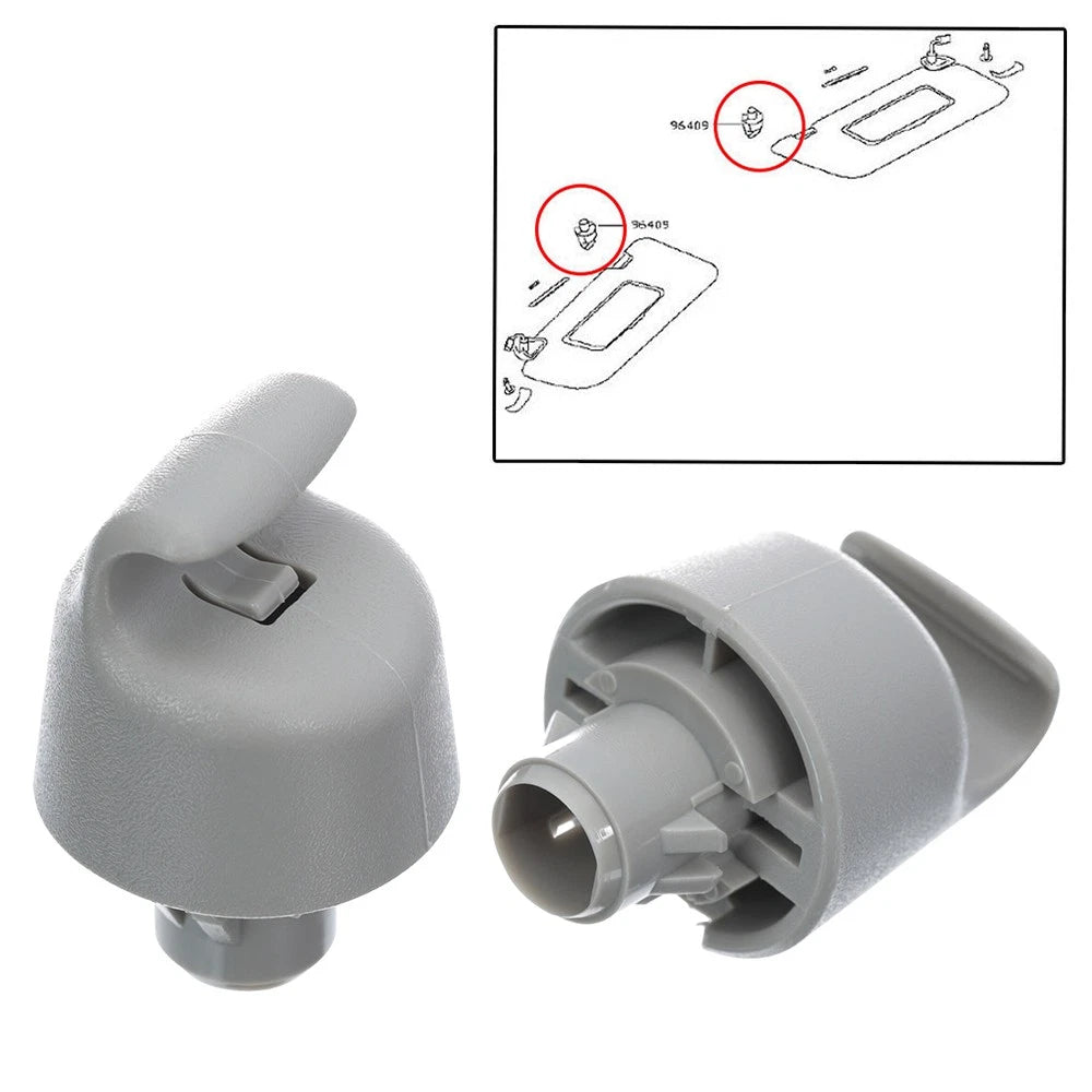 96409-CG000 2x Sun Visor Retainer Clip For 350Z NIssan Infiniti FX45 FX35 Juke 6B93BC-57