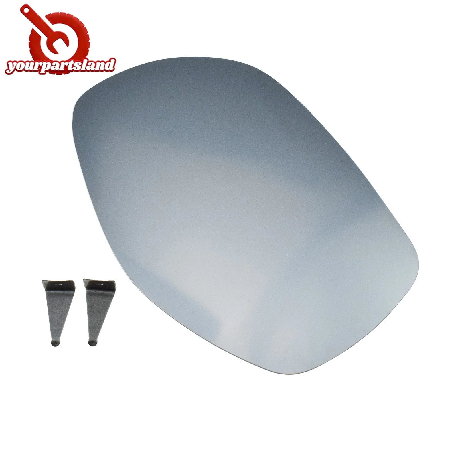 Left Driver LH Mirror Glass W/ Plate Heated for PORSCHE Cayenne 957 2008-2010 6B93BC-57
