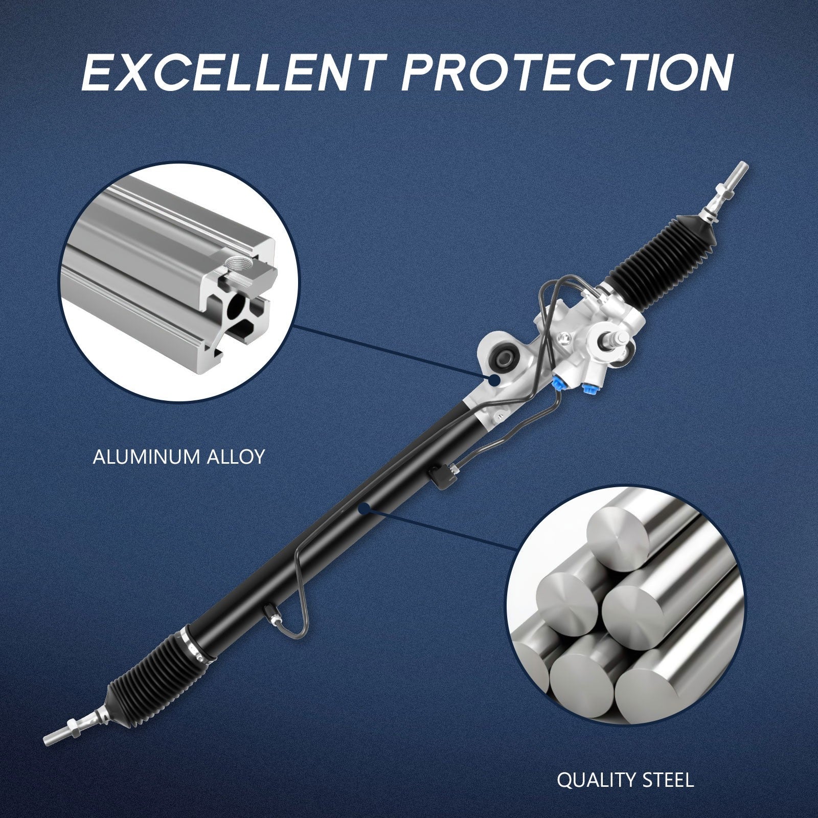 ECCPP Complete Power Steering Rack & Pinion 26-2746 For 2008-2012 Honda Accord ECCPP