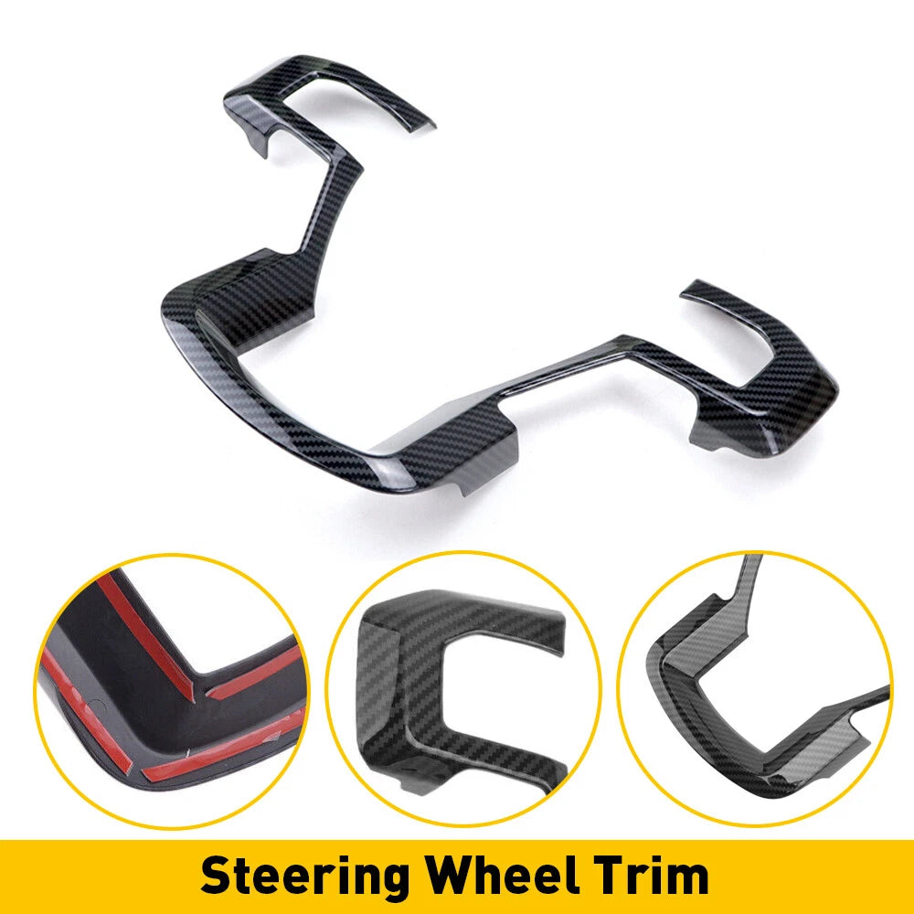 Steering Wheel Cover Trim Interior Accessories For Ford F150 F250 F350 17-20 EOA 6B93BC-57