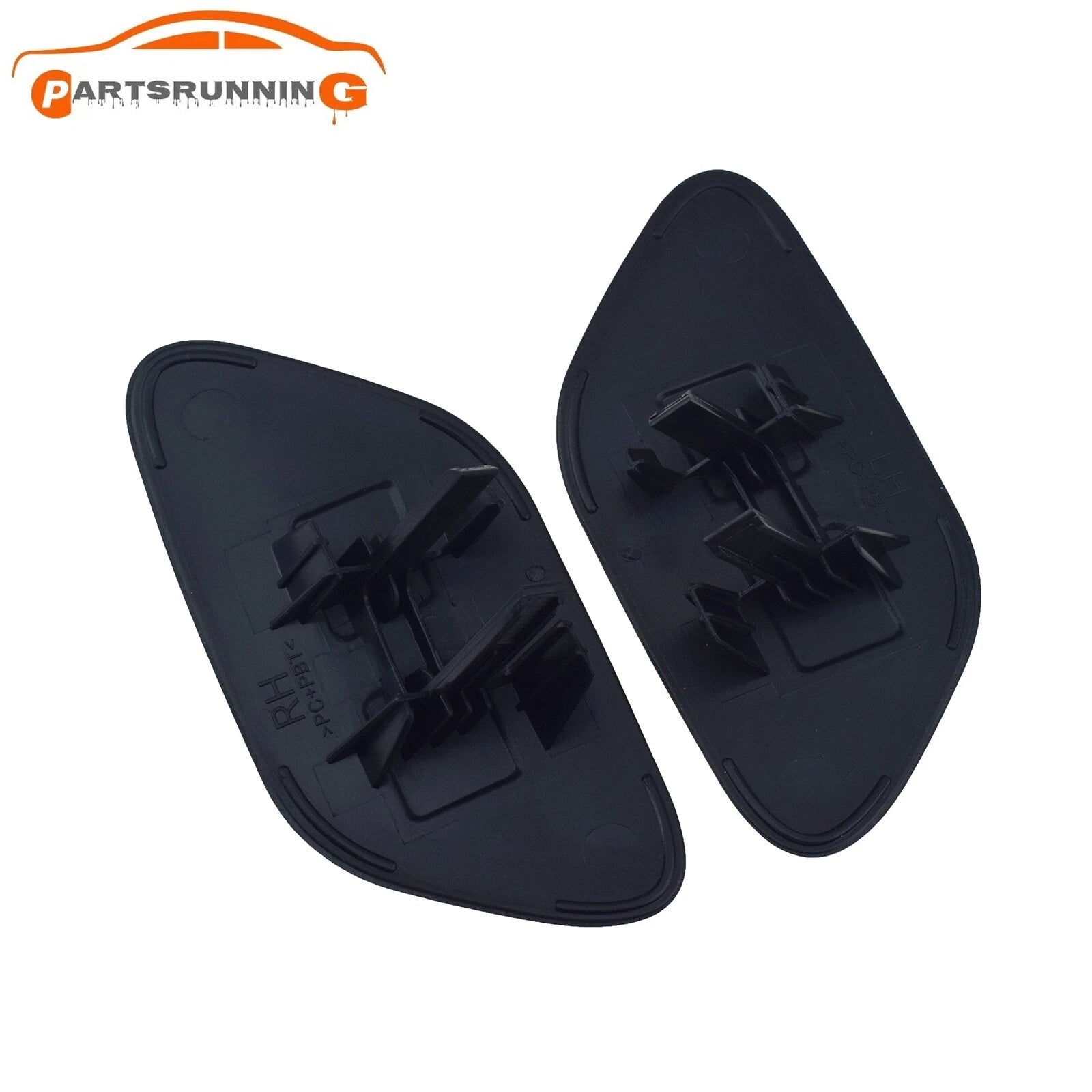 2PCS Headlight Washer Nozzle Cover Cap Left Right For KIA Sportage KX5 2016-2019 6B93BC-57