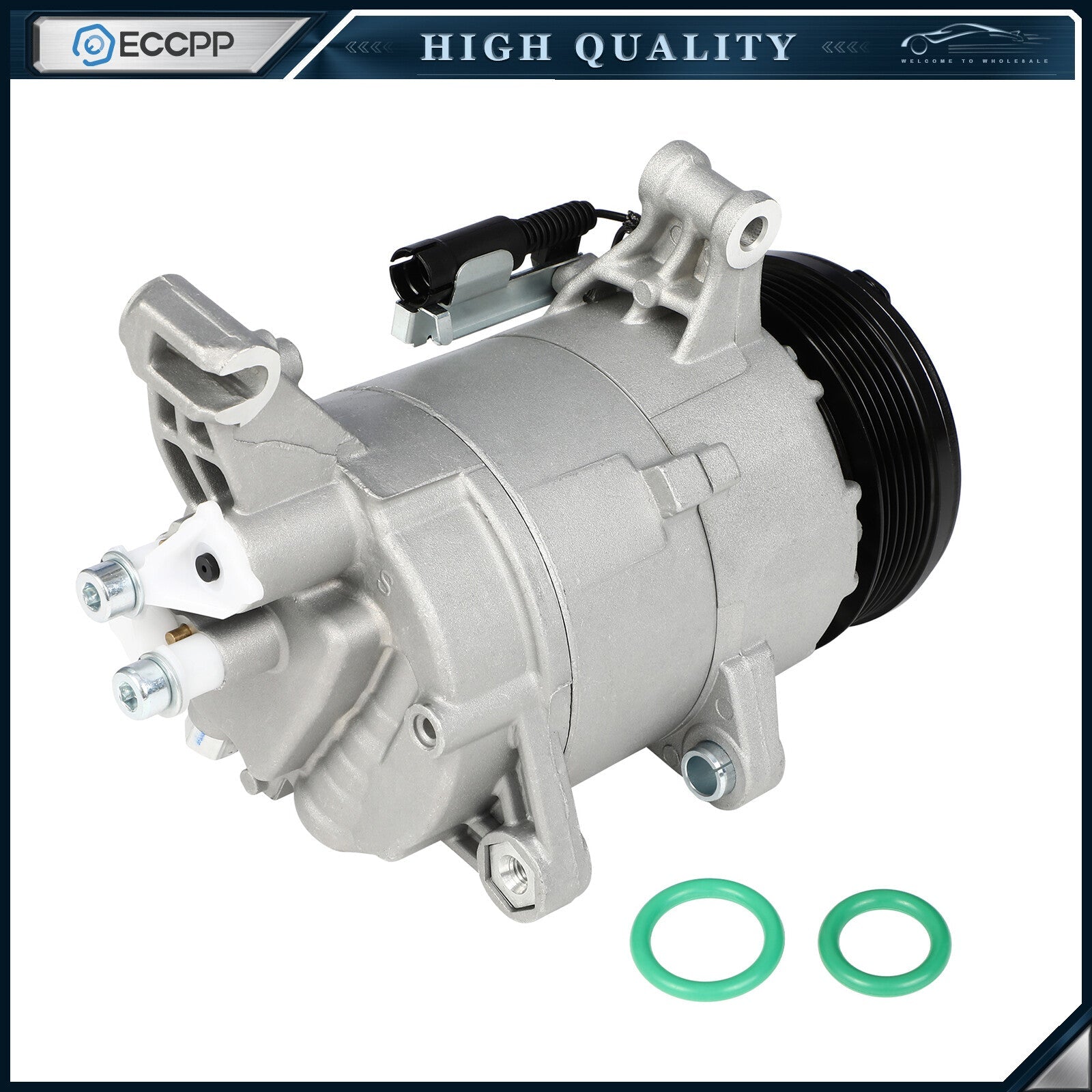 ECCPP A/C AC Compressor W/ Clutch For 2002 2003-2006 Mini Cooper 1.6L ECCPP