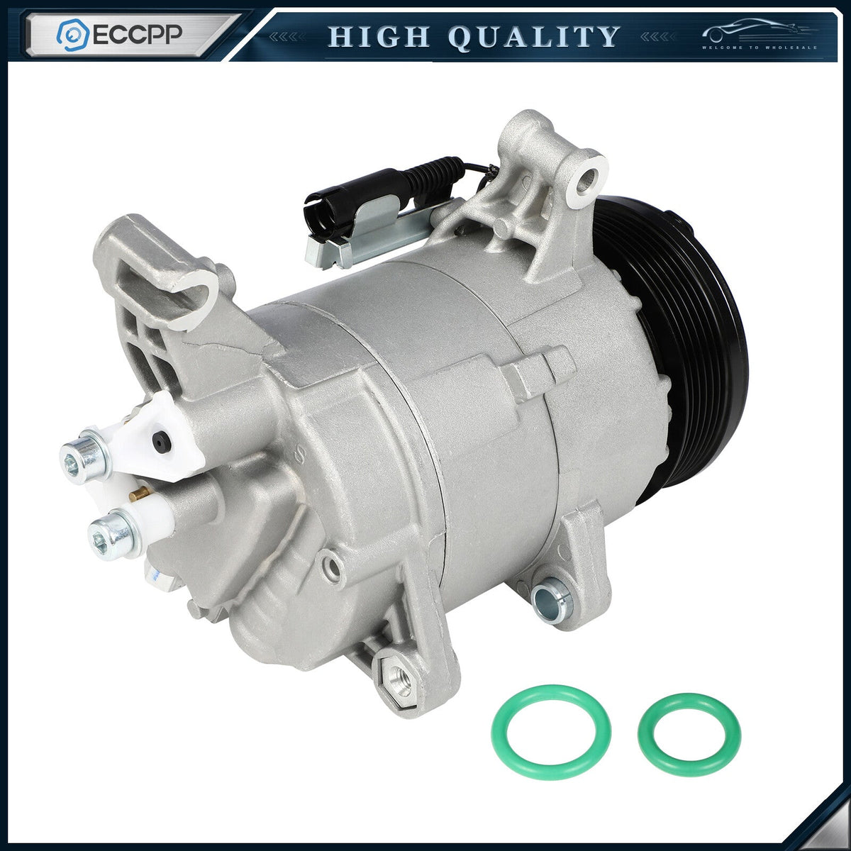 ECCPP A/C AC Compressor W/ Clutch For 2002 2003-2006 Mini Cooper 1.6L ECCPP