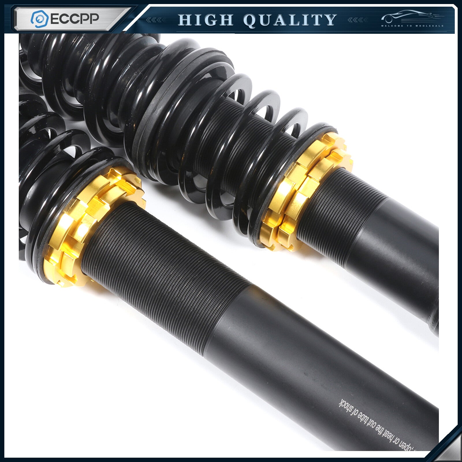 Coilovers Shocks Struts Suspension Lowering Kit For 95-2002 VW Cabrio Adjustable 6B93BC-57