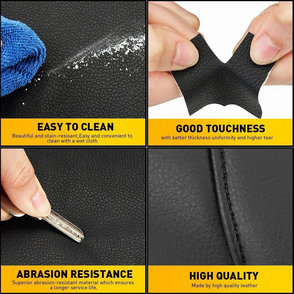 2X For 2004 05-2015 Nissan Armada Titan Leather Front Seat Armrest Trim Cover EA 6B93BC-57