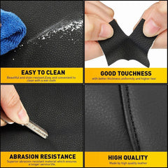 2X For 2004 05-2015 Nissan Armada Titan Leather Front Seat Armrest Trim Cover EA 6B93BC-57