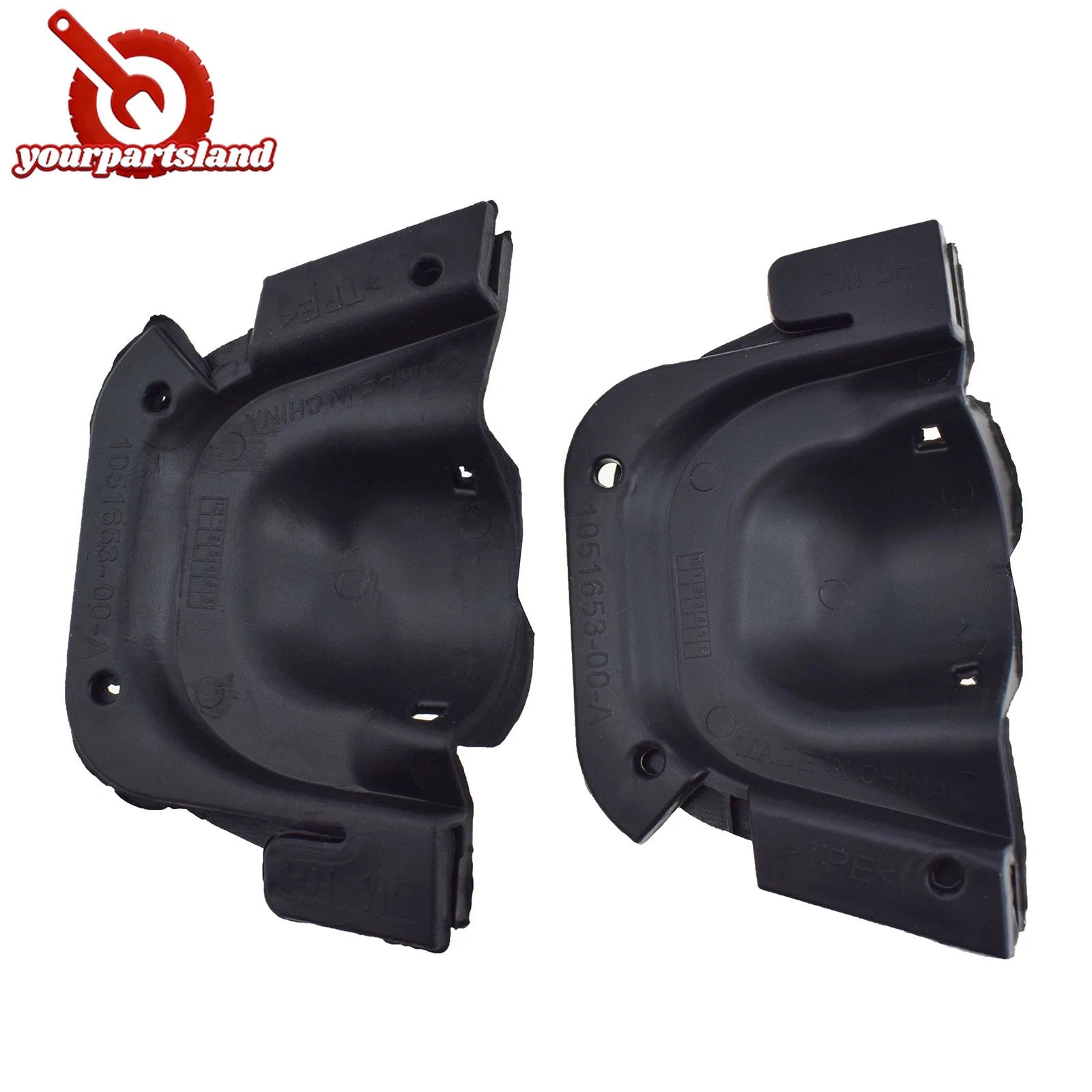 For Tesla Model S/X 12-20 LH/RH Wheel Liner Sensor Cover 105165300A 105165200A 6B93BC-57