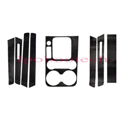 Interior Center Console Carbon Fiber Molding Sticker Decals For VW Touareg 11-17