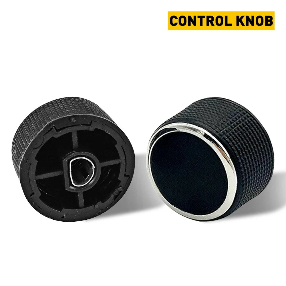 Rear Radio Volume Control Knob Radio Climate A/C Control Button Stickers Set EOA 6B93BC-57