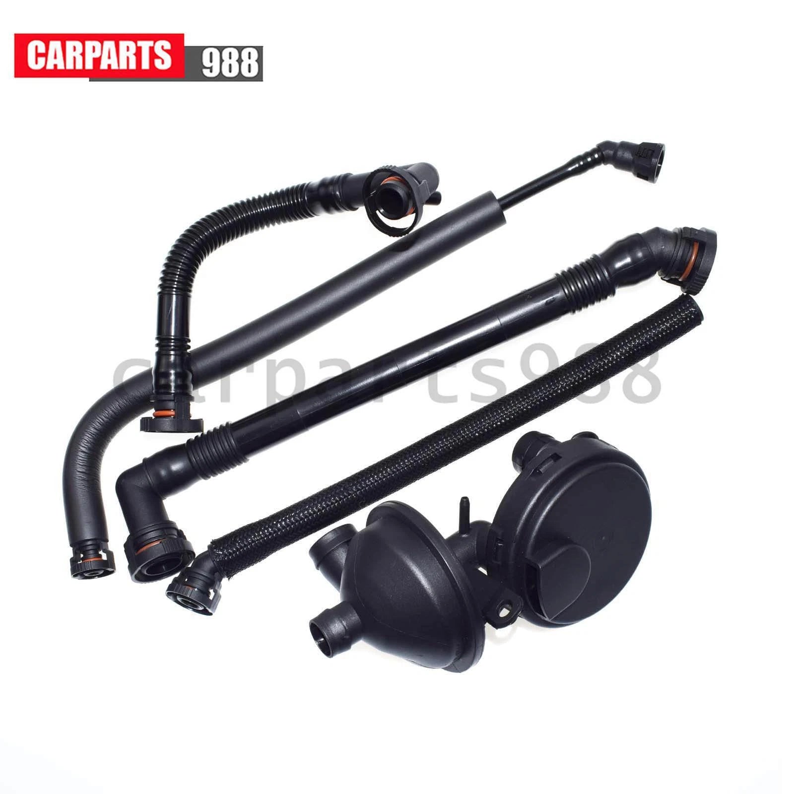5Pc Crankcase Vent Valve + Breather Hose Kit For BMW E46 X3 Z3 325Ci 320i 325i 6B93BC-57