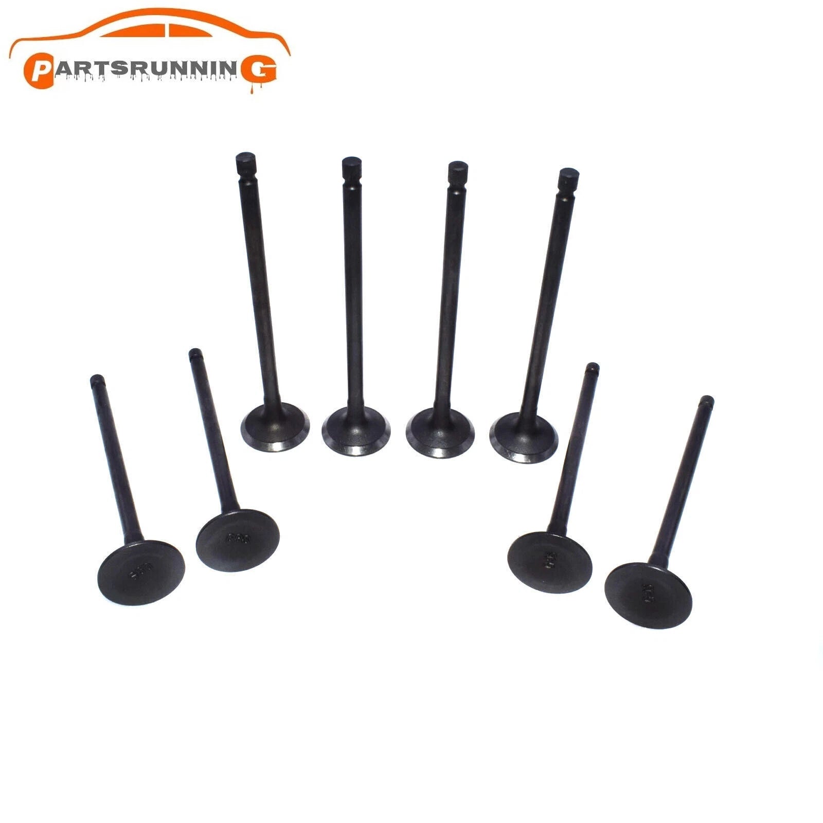 8PCS Engine Exhaust Valve For Mitsubishi Lancer 2.0L Mirage MD162423, MD162616 6B93BC-57
