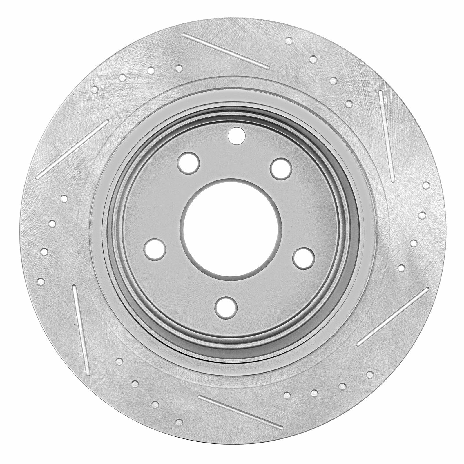 Rear L+R Brake Caliper Ceramic Pad Slotted Rotor Kit For Nissan Altima 2007-2012 6B93BC-57