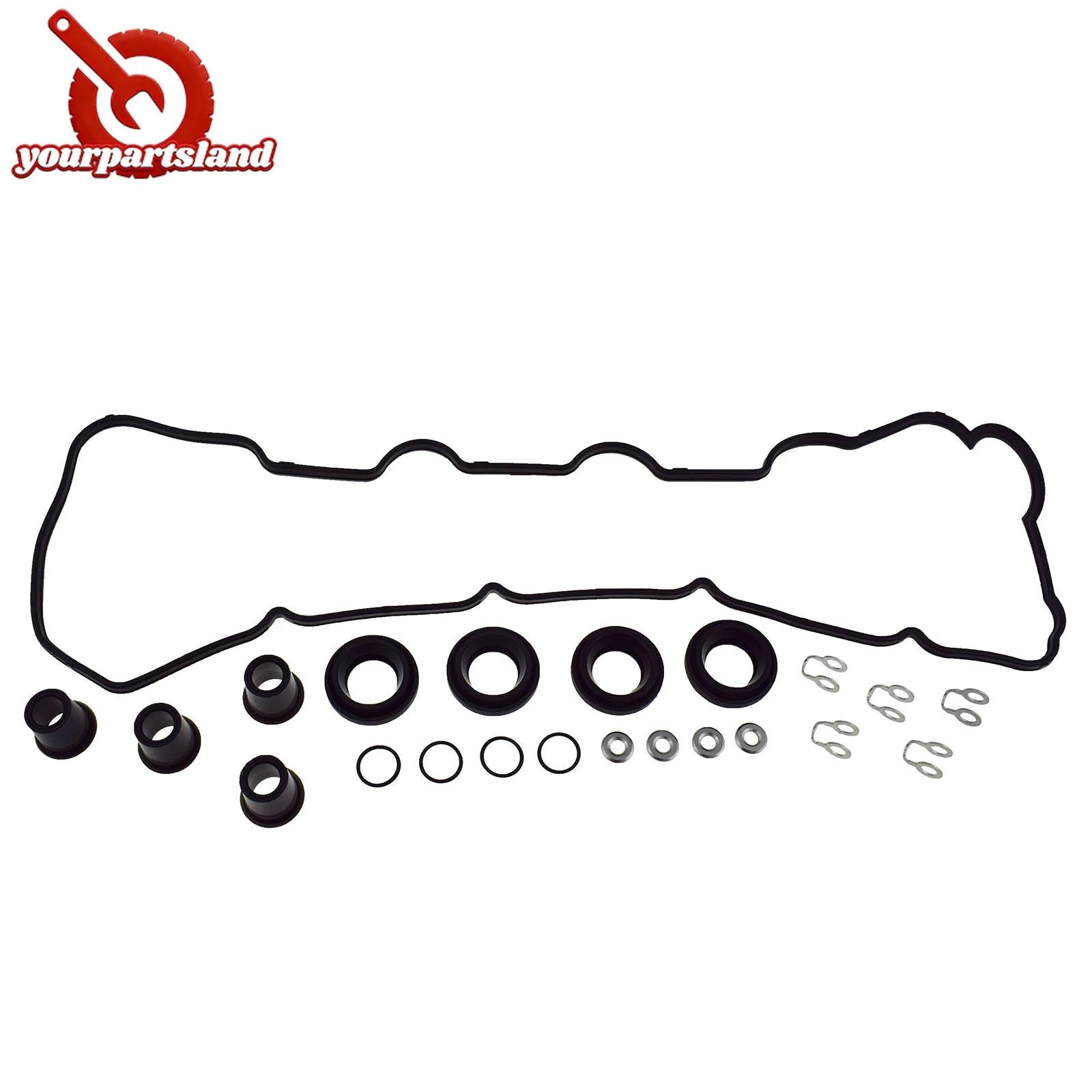 Fuel Injector Seal Rocker Cover Gasket Kit For Toyota Hilux D4D KUN26 1KD-FTV 6B93BC-57