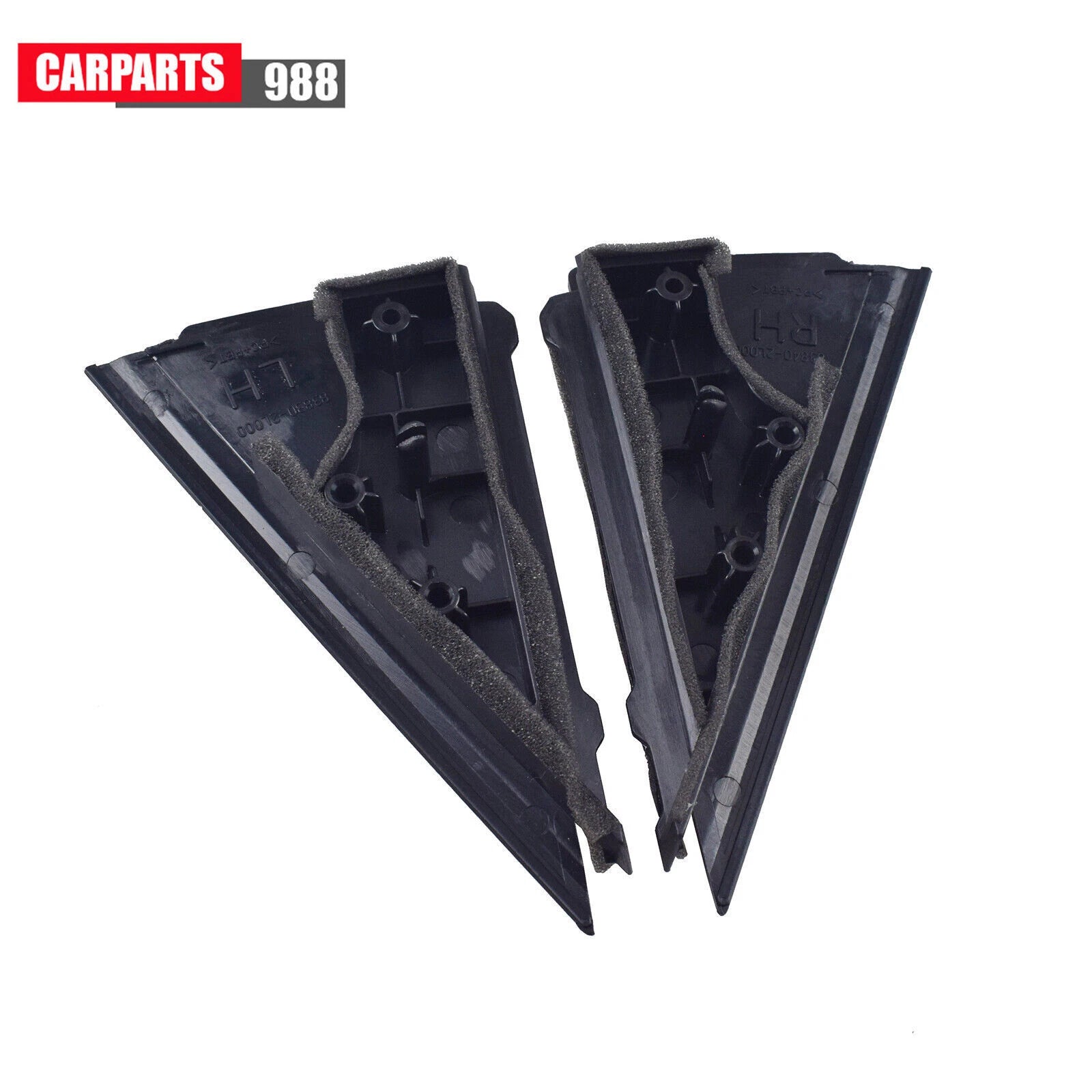 Pair Left Right Rear Door Delta Molding for Hyundai i30 2008 2009 2010-2011 6B93BC-57