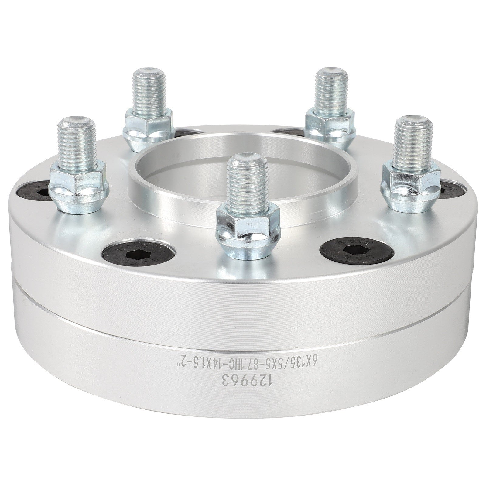 2 Pcs 2" 6x135 to 5x5 Hub Centric Wheel Adapters For Ford 6 Lug Convert to 5 Lug 6B93BC-57