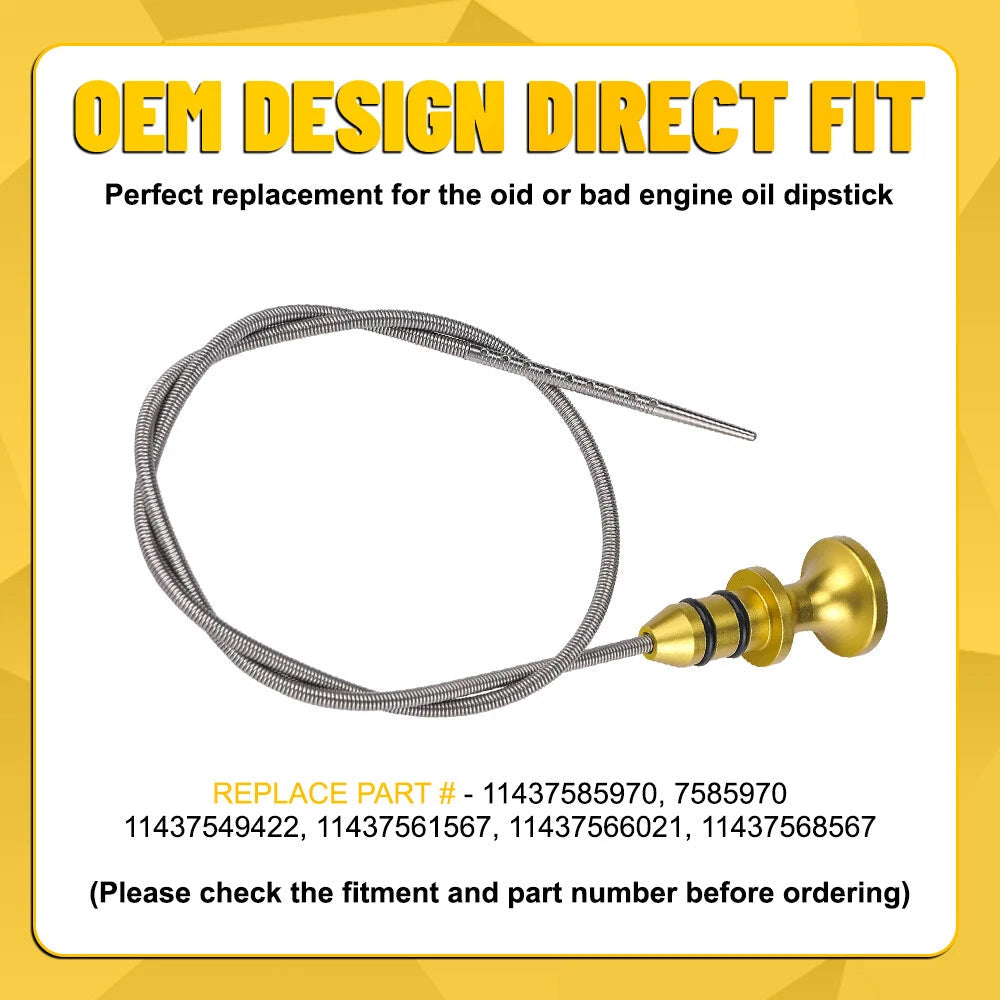 Engine Oil Dipstick Upgraded For 2007-2016 MINI Cooper R55 R56 R57 Cooper S EOA 6B93BC-57