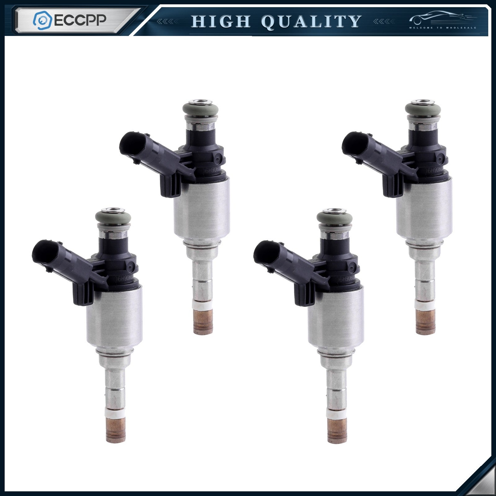 For Volkswagen Tiguan 2.0L 2009-2017 Audi Q5 2.0L 2011-2017 4pcs Fuel Injectors KOEEP