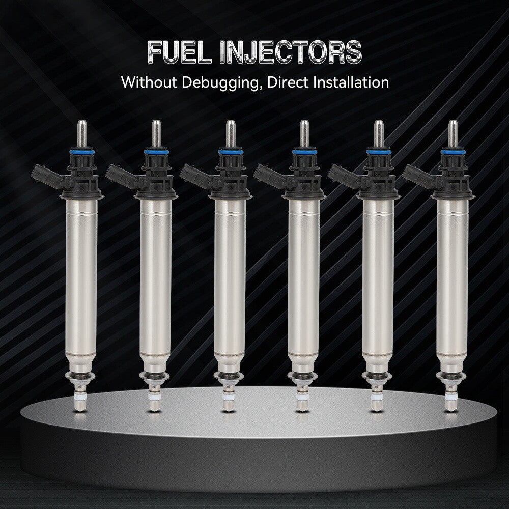 6Pcs Fuel Injectors For Mercedes-Benz E550 SLK55 AMG CLS63 AMG ML63 AMG SL550 6B93BC-57