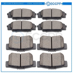 Front Rear Ceramic Brake Pads For Acura RSX Honda Civic 2000-2009 Honda S2000 6B93BC-57
