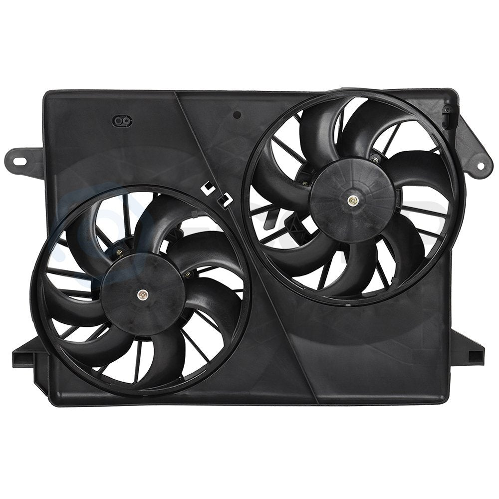 Radiator Condenser Cooling Fan Assembly For 2008 2009 2010 Dodge Challenger 6B93BC-57