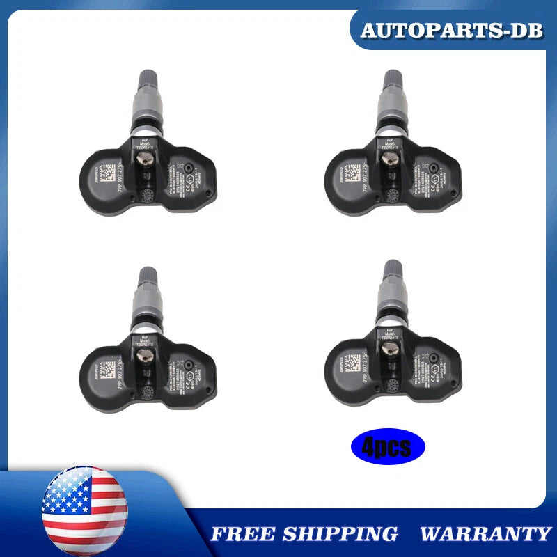 4x 7PP907275F TPMS Tire Pressure Sensor For Audi A4 A6 A8 Q7 R8 VW 433MHz 6B93BC-57