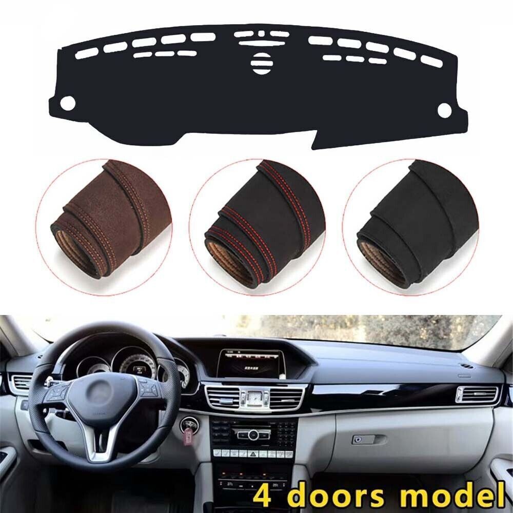 Console Dashboard Suede Mat Protector Sunshield Cover For Mercedes E Class W212