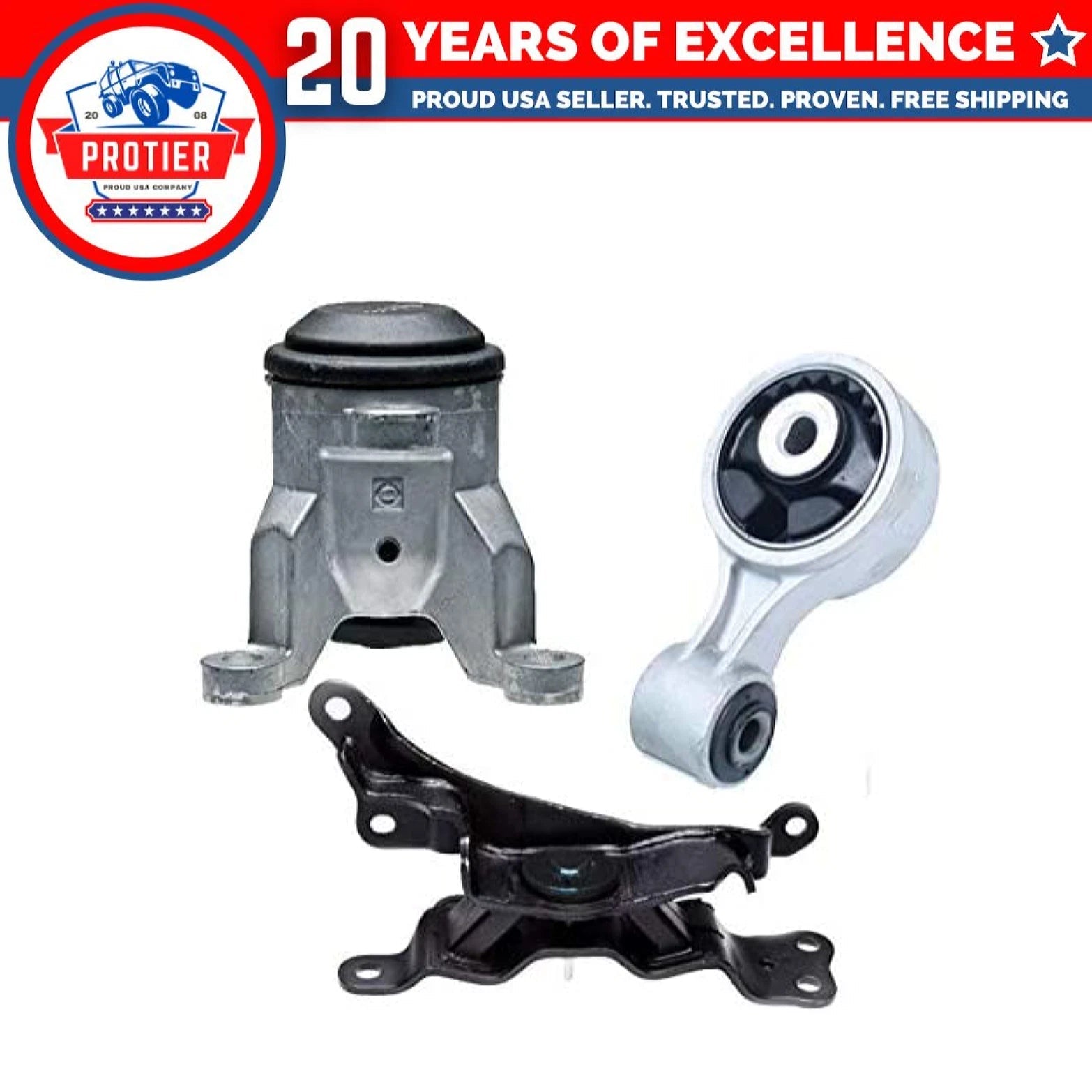 Fits 2009-2014 Nissan Murano 3.5L Engine Motor & Trans Mount Set 3PCS : 6B93BC-57