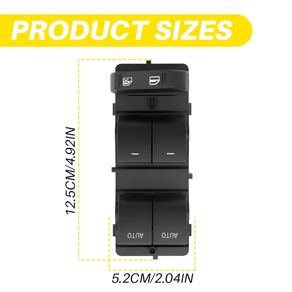 Power Window Control Switch Button for 2011-2014 Ford F-150 BL3Z14529BA DWS1584B 6B93BC-57