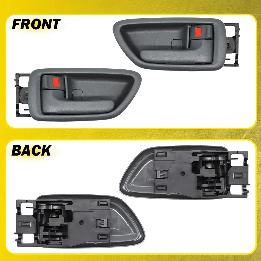 4x Door Handle Interior Gray For 2004-2006 Toyota Tundra Pickup Crew Cab ONLY EA 6B93BC-57