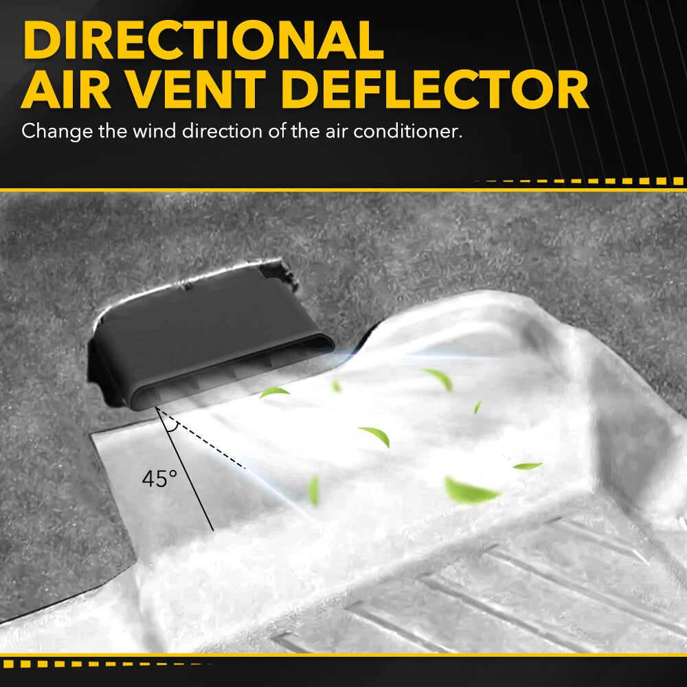 Fits 2014-2019 Silverado Sierra Air Deflectors Air AC Vent Extension Accessories 6B93BC-57