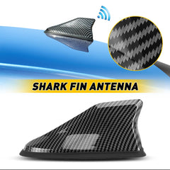 Carbon Fiber Car Roof Shark Fin Antenna Aerial AM/FM Signal Radio Aerial EOA 6B93BC-57